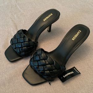 Woman slide on heals